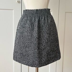 J. Crew Factory Wool blend Herringbone Mini Skirt sz. 00